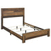 Sidney Queen Panel Bed Rustic Pine image