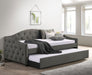 Sadie Upholstered Twin Daybed with Trundle image