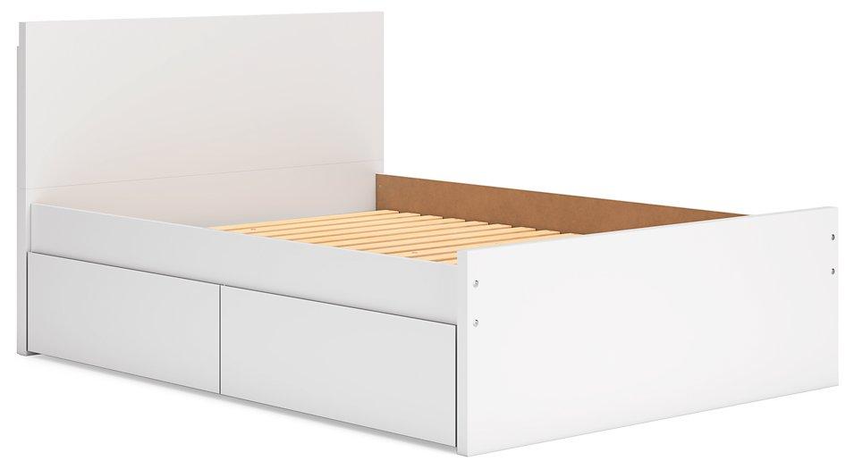 Onita Panel Bed with 1 Side Storage