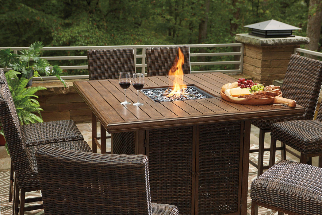 Paradise Trail Outdoor Bar Table Set