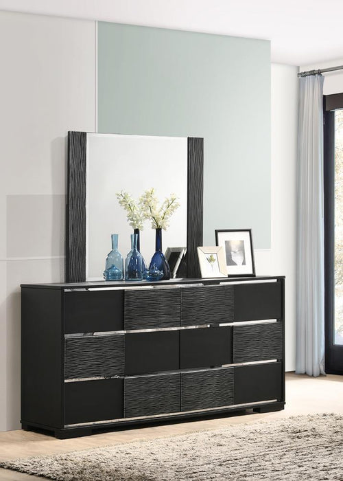 Blacktoft 6-drawer Dresser Black