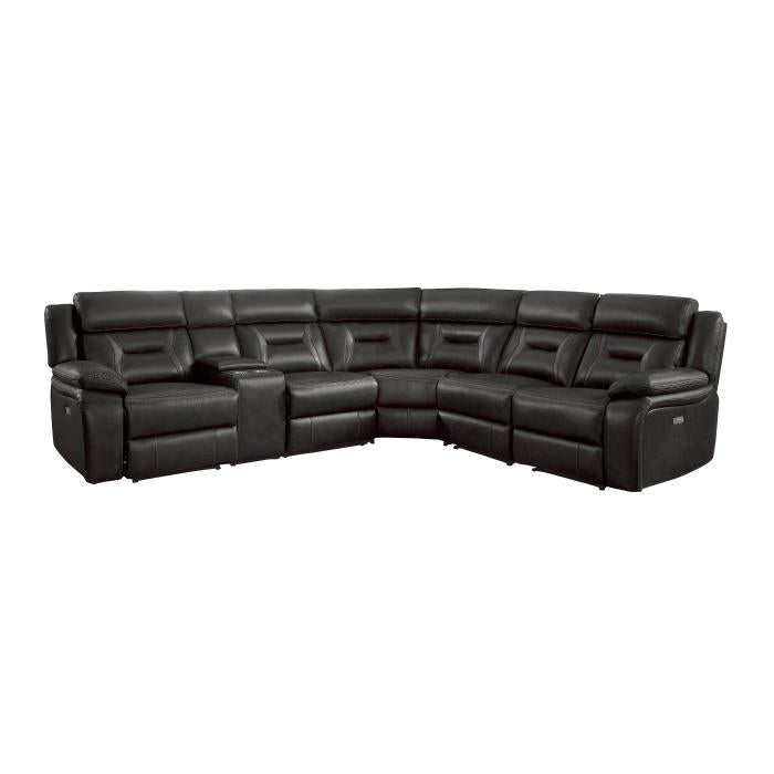 Amite 6pc Sectional Sofa in Dark Gray image