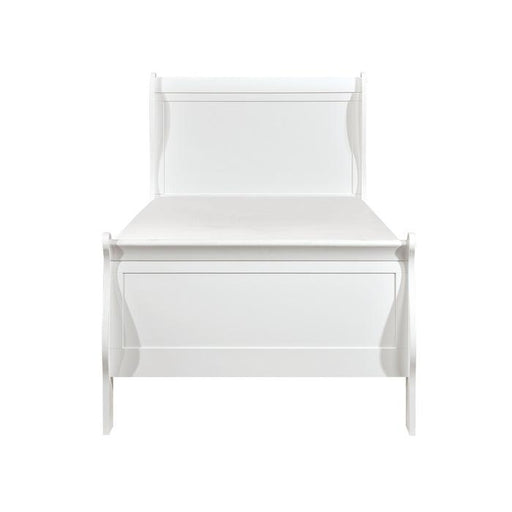 Mayville Twin Sleigh Bed in White image