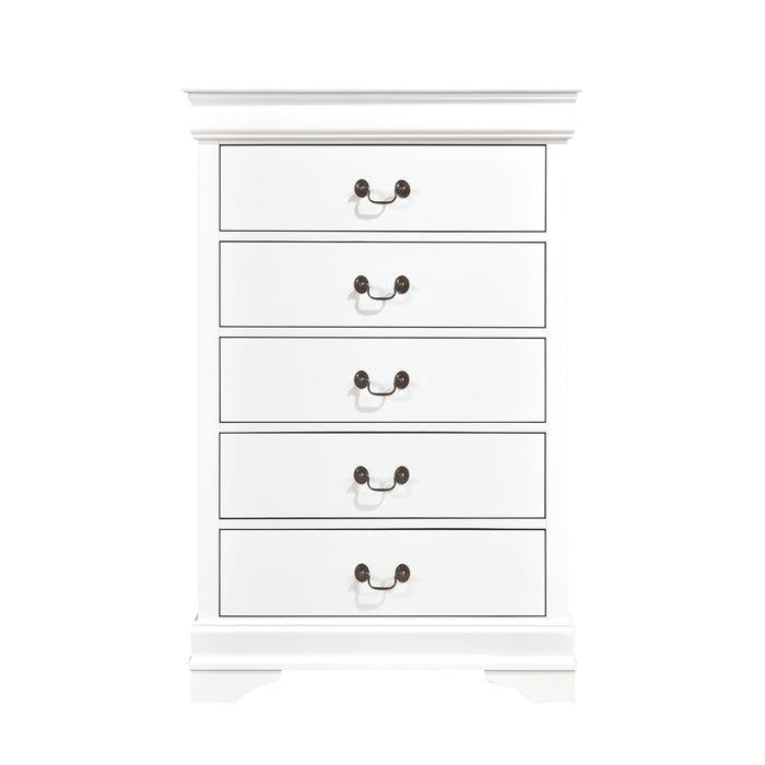 Mayville 5 Drawer Chest in White 2147W-9 image