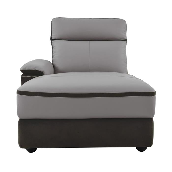 Laertes Left Side Chaise in Taupe Gray 8318-5L image