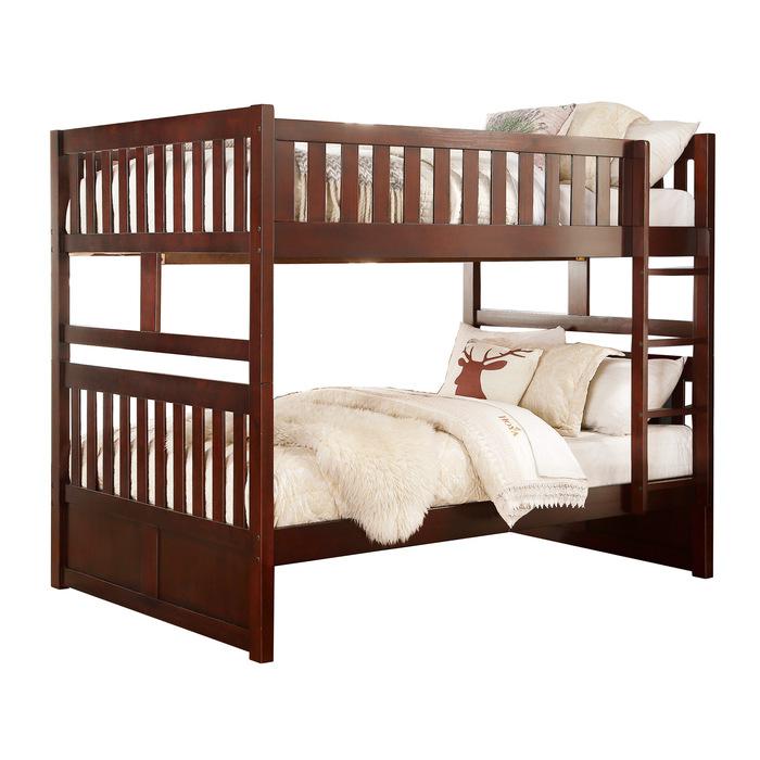 Rowe Full/Full Bunk Bed w/ Twin Trundle in Dark Cherry B2013FFDC-1*R image