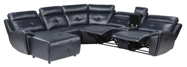 Avenue Left Side Chaise in Navy 9469NVB-LC