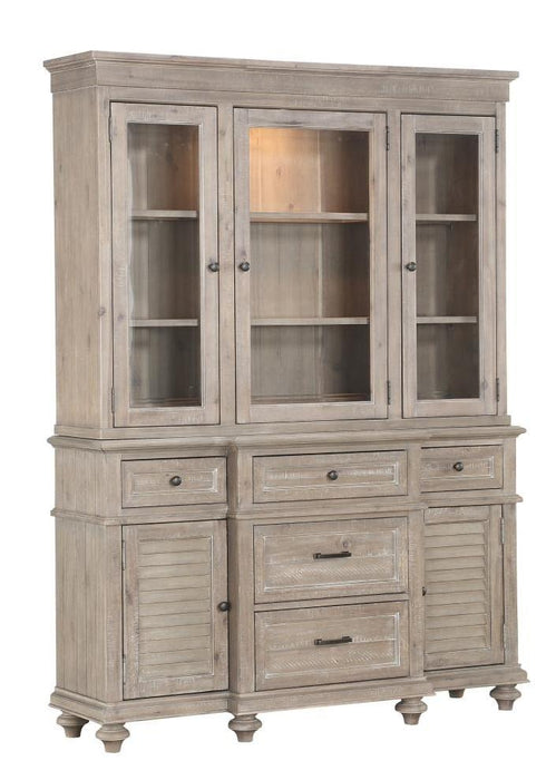 Cardano Buffet & Hutch in Light Brown 1689BR-50*