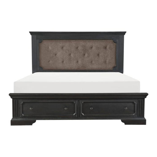 Bolingbrook Queen Upholstered Storage Platform Bed in Coffee 1647-1* image