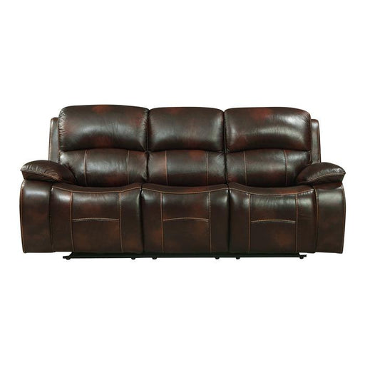 Mahala Double Reclining Sofa in Brown 8200BRW-3 image