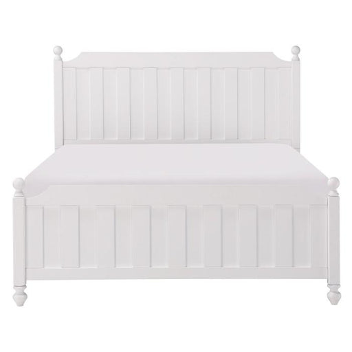 Wellsummer Queen Panel Bed in White 1803W-1* image