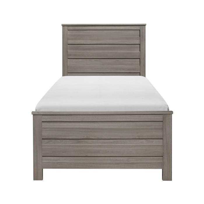 Waldorf Twin Panel Bed in Dark Gray 1902T-1* image