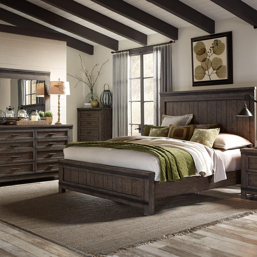 Thornwood Hills Queen Panel Bed, Dresser & Mirror, Chest image