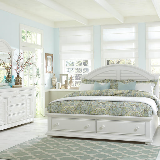 Summer House I King Storage Bed, Dresser & Mirror image