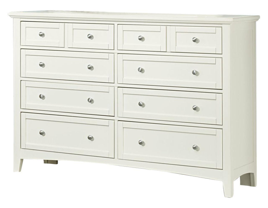 Vaughan-Basset Bonanza 8-Drawer Triple Dresser in White image