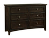 Vaughan-Bassett Bonanza Double Dresser in Merlot image