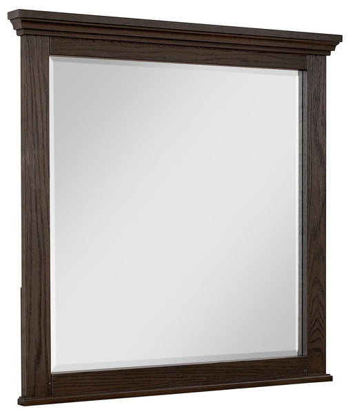 Vaughan-Bassett Passageways Charleston Brown Landscape Mirror in Dark Brown image