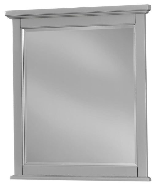 Vaughan-Bassett Bonanza Small Landscape Mirror in Gray image