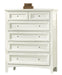 Vaughan-Basset Bonanza 5-Drawer Chest in White image