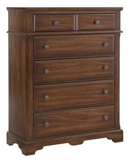 Vaughan-Bassett Heritage 5 Drawer Chest in Amish Cherry image