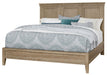 Vaughan-Bassett Passageways Deep Sand California King Mansion Bed with Low Profile Footboard in Medium Brown image